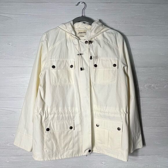 St. John’s Bay Womens Nylon/Cotton Utility Jacket size M - Picture 1 of 12